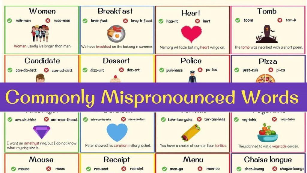 The 150 Most Commonly Mispronounced Words, Explained