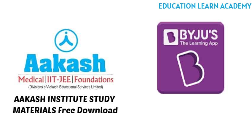 AAKASH INSTITUTE STUDY MATERIALS Free Download