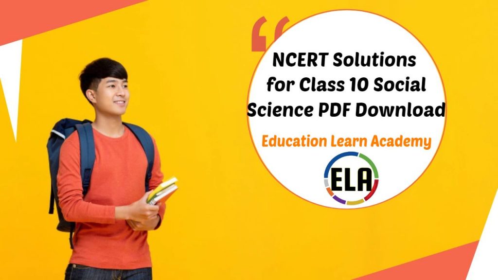 NCERT Solutions Class 10 Social Science PDF