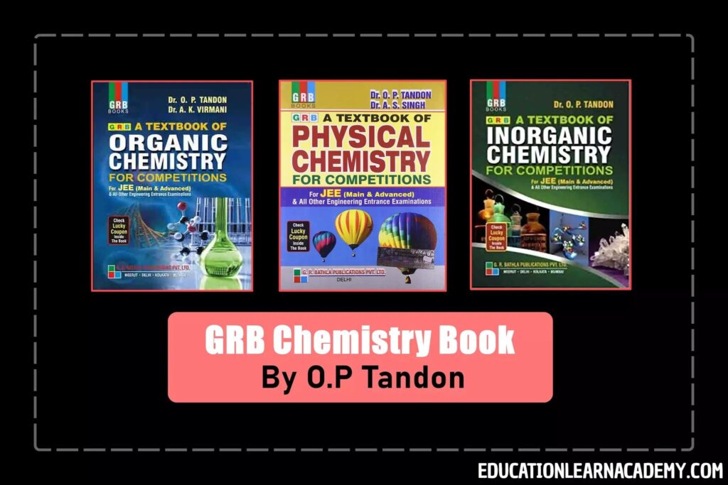 OP Tandon Solutions For Physical Chemistry IIT JEE PDF Download