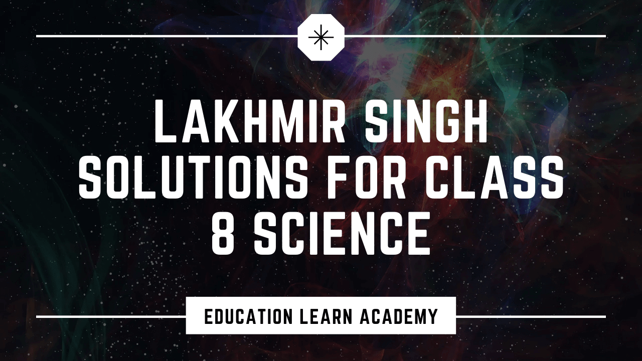 Lakhmir Singh Solutions For Class 8 Science