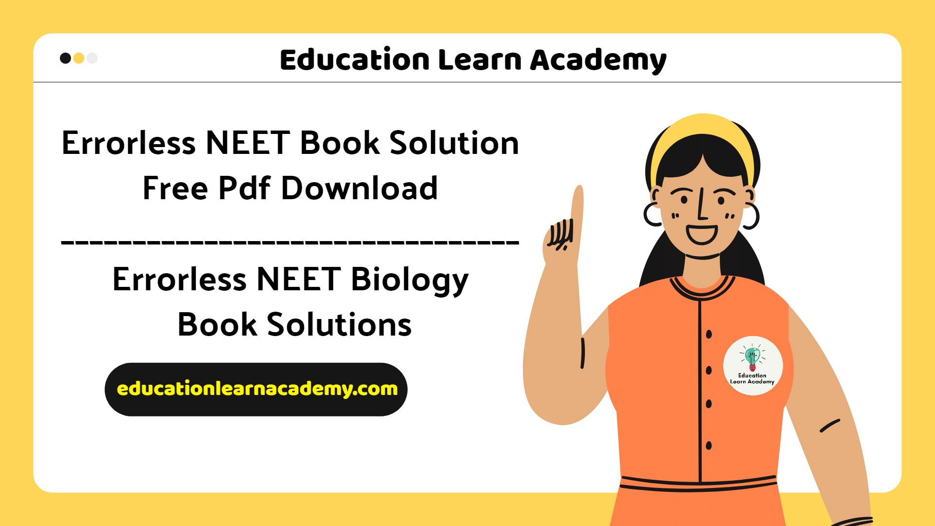 Errorless NEET Book Solutions free pdf download
