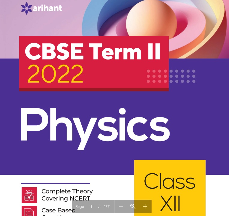 Physics Chapterwise Solved Papers Class 12