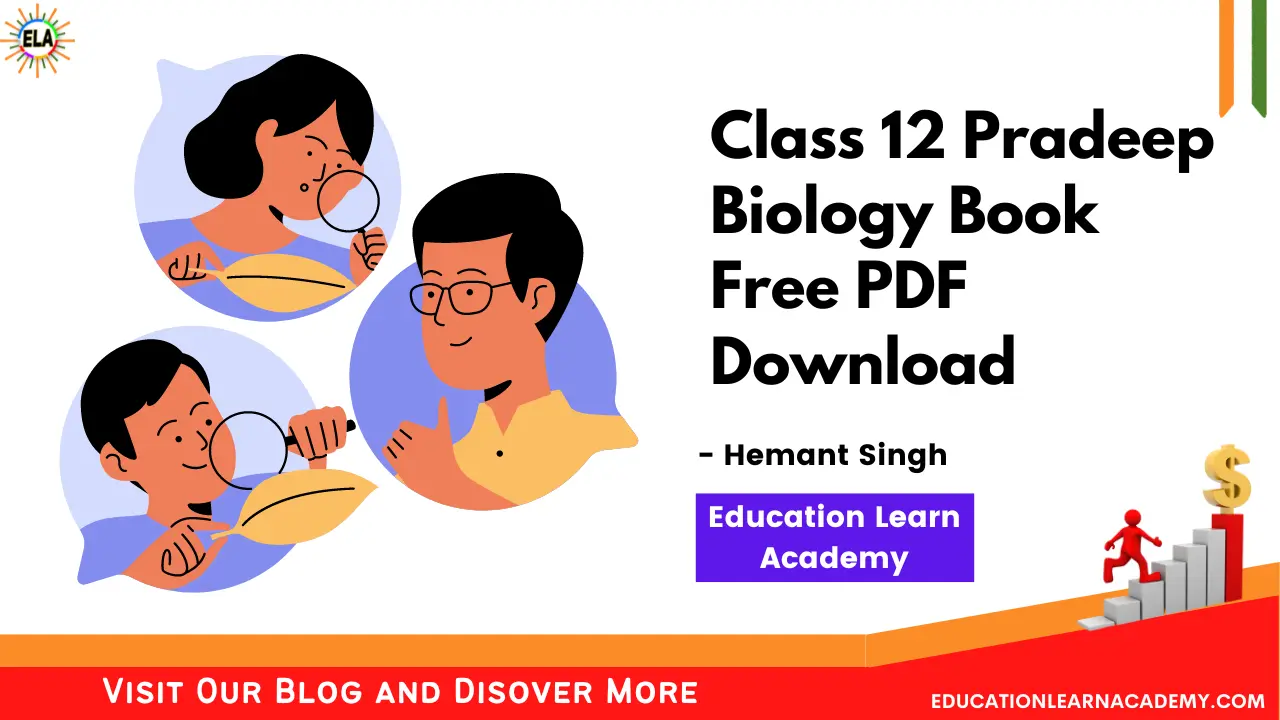 Class 12 Pradeep Biology Book Free PDF Download