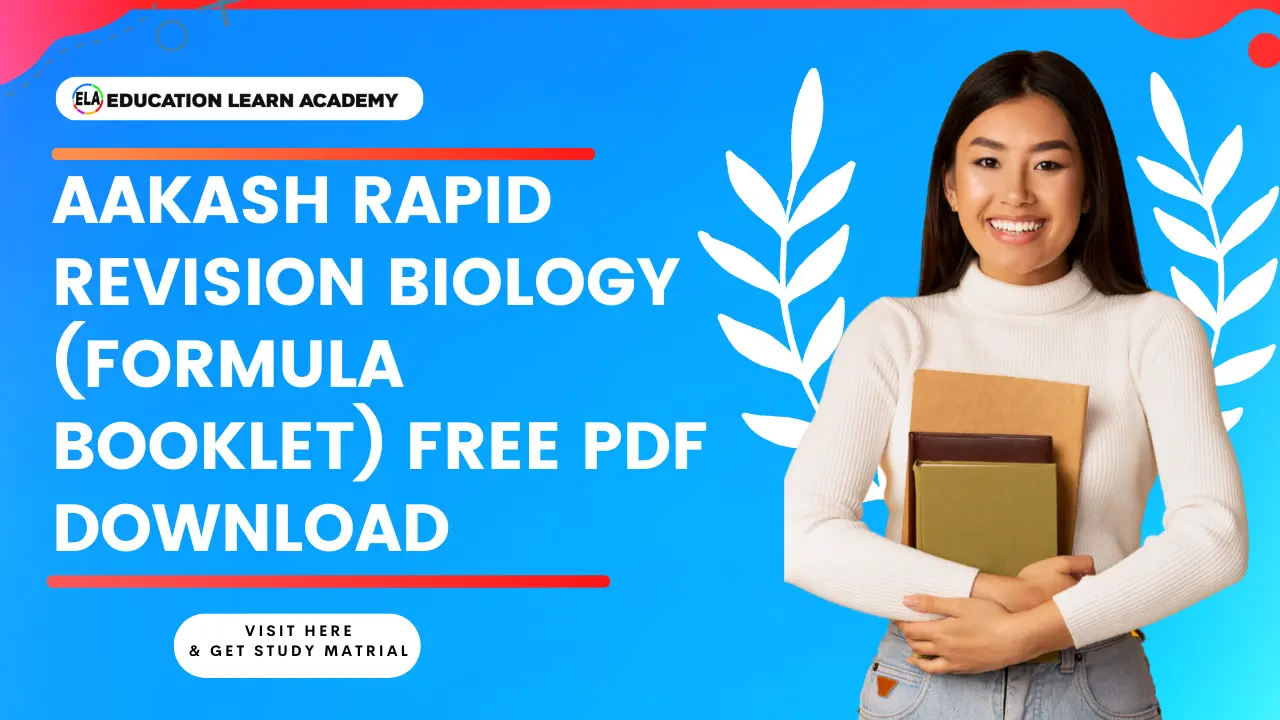 Aakash RAPID REVISION Biology (Formula Booklet) Free Pdf Download